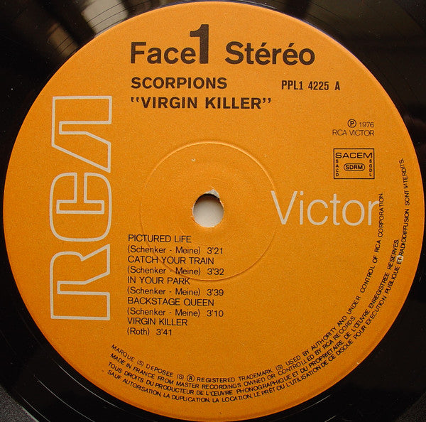 Scorpions : Virgin Killer (LP, Album, Gat)