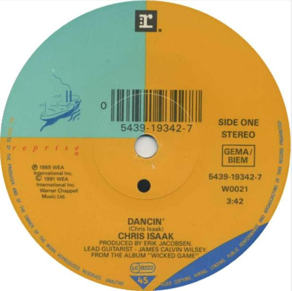 Chris Isaak : Dancin' (7", Single)