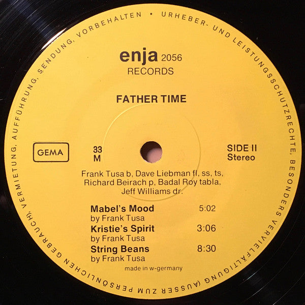 Frank Tusa, Dave Liebman*, Badal Roy, Richard Beirach, Jeff Williams : Father Time (LP, Album)