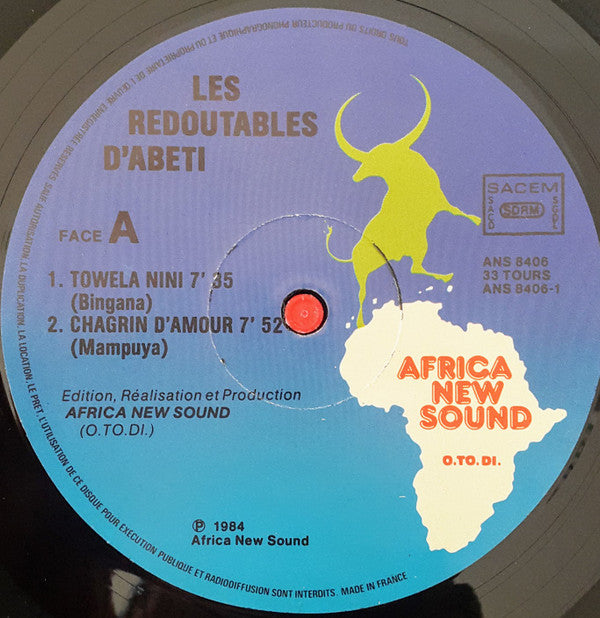 Les Redoutables D'Abeti* : Towela Nini (LP, Album)
