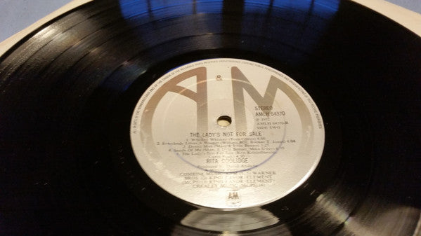 Rita Coolidge : The Lady's Not For Sale (LP, Album, RE, Gat)