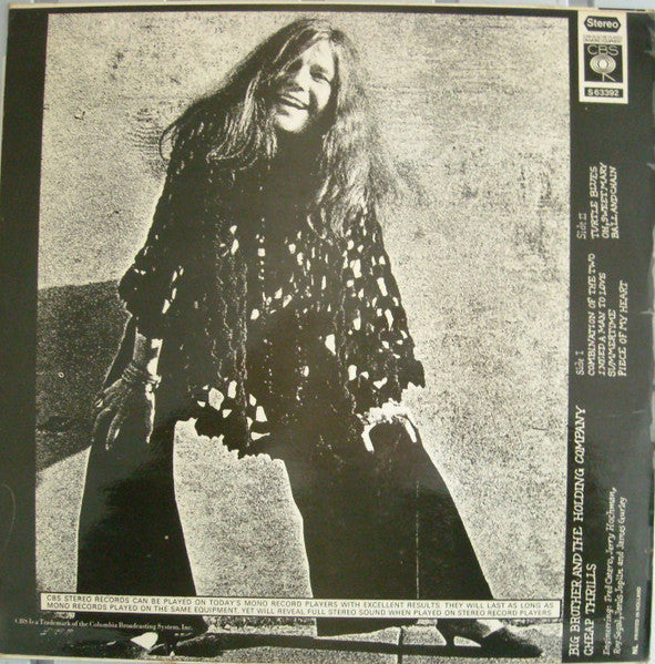 Big Brother & The Holding Company : Cheap Thrills (LP, Album)