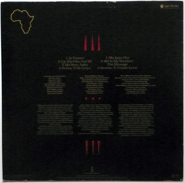 King Sunny Adé And His African Beats* : Juju Music (LP, Album)