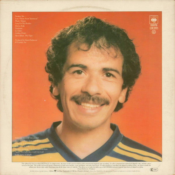 Devadip Carlos Santana* : The Swing Of Delight (2xLP, Album, Gat)