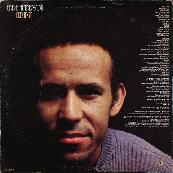 Eddie Henderson : Heritage (LP, Album)