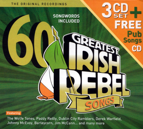 Various : 60 Greatest Irish Rebel Songs (4xCD, Comp)