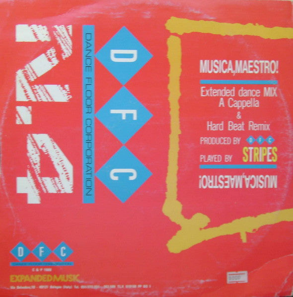 Stripes : Musica, Maestro! (12")
