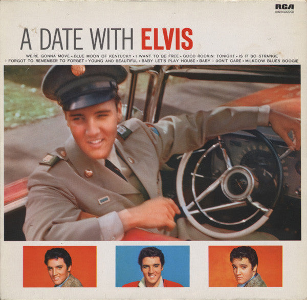 Elvis Presley : A Date With Elvis (LP, Comp, Mono, RE)