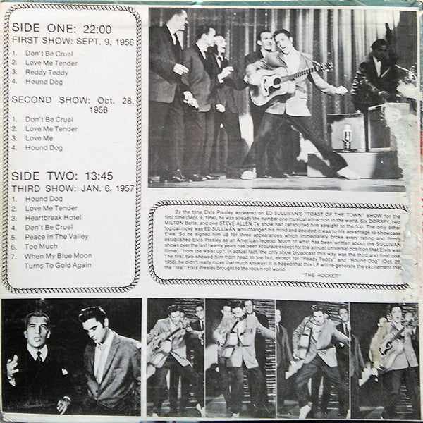 Elvis Presley : From The Waist Up (LP, Comp, Mono, Unofficial)