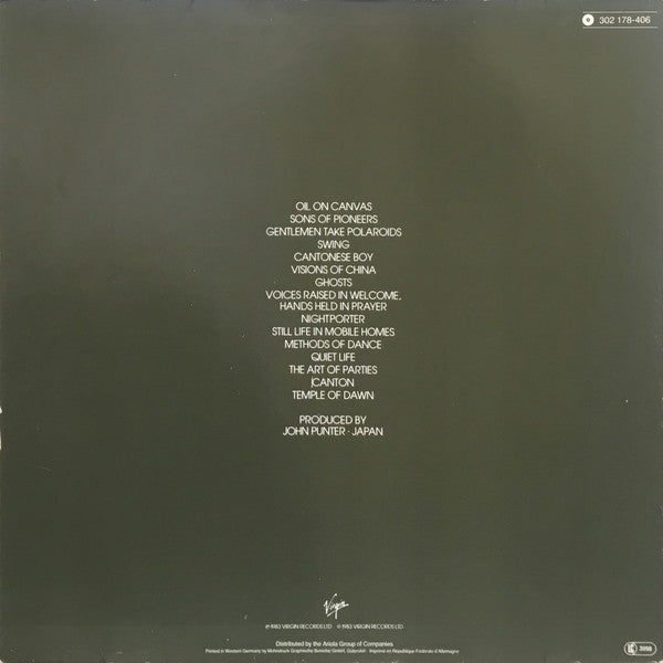 Japan : Oil On Canvas (2xLP, Album, Gat)