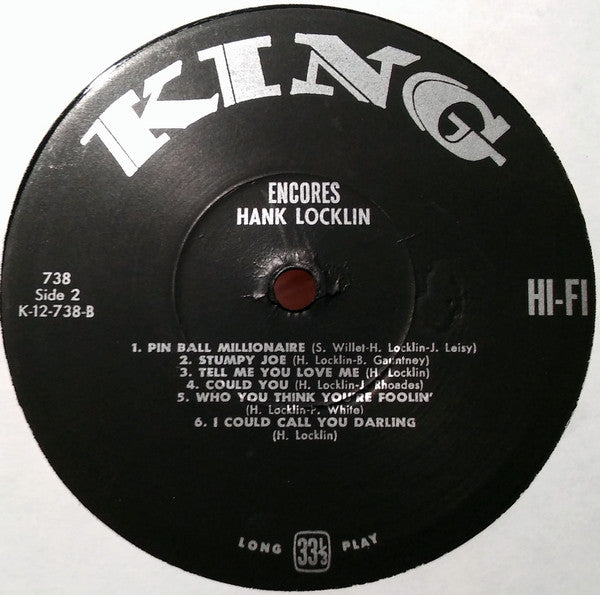 Hank Locklin : Encores (LP, Album)