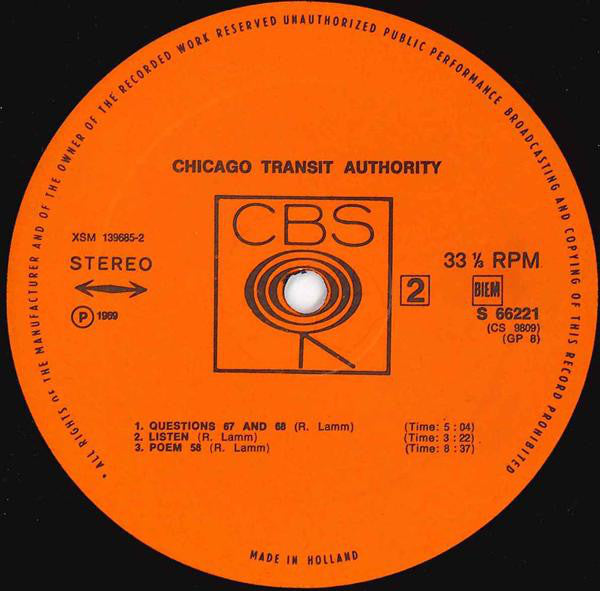 Chicago Transit Authority* : Chicago Transit Authority (2xLP, Album, RP, Gat)