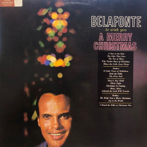 Harry Belafonte : To Wish You A Merry Christmas (LP, Album, RE)
