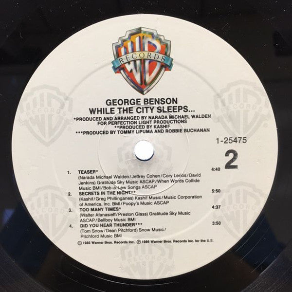 George Benson : While The City Sleeps... (LP, Album, All)