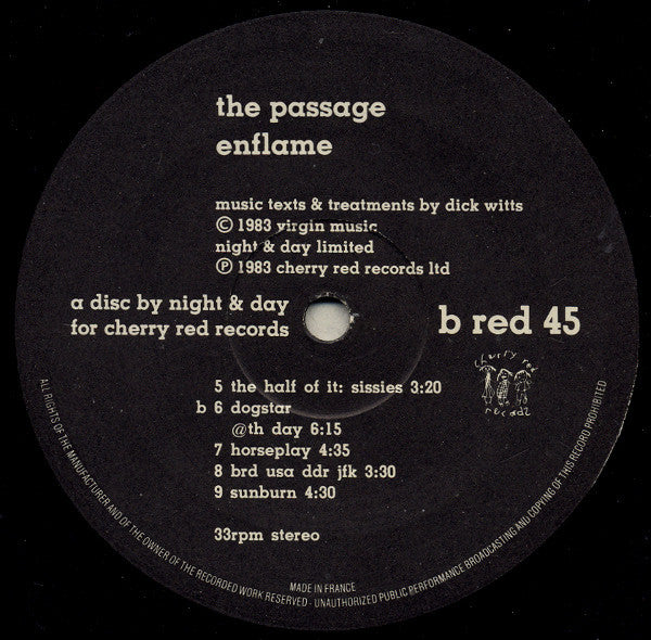 The Passage : Enflame (LP, Album)