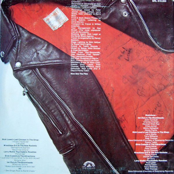 Various : Stiff Live (LP, Album, Comp, Mono)