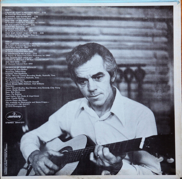 Roy Drusky : Roy Drusky... Doin' Something Right (LP, Album)