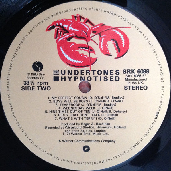 The Undertones : Hypnotised (LP, Album)
