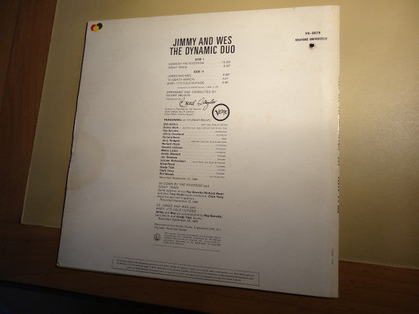 Jimmy Smith & Wes Montgomery : Jimmy & Wes - The Dynamic Duo (LP, Album, RE)