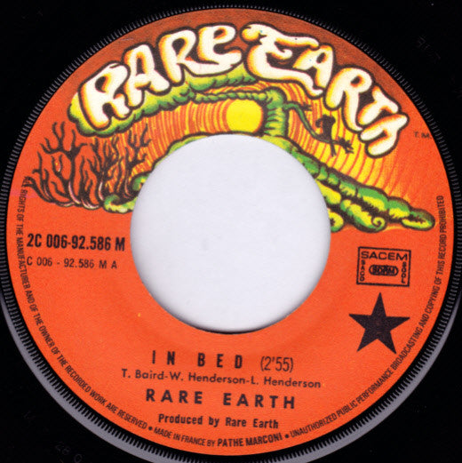 Rare Earth : In Bed (7", Single)