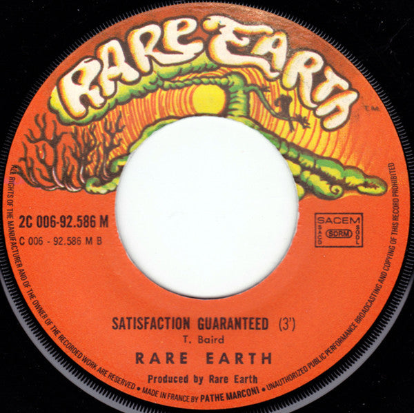 Rare Earth : In Bed (7", Single)