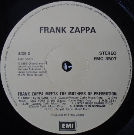Frank Zappa : Frank Zappa Meets The Mothers Of Prevention (European Version) (LP, Album)