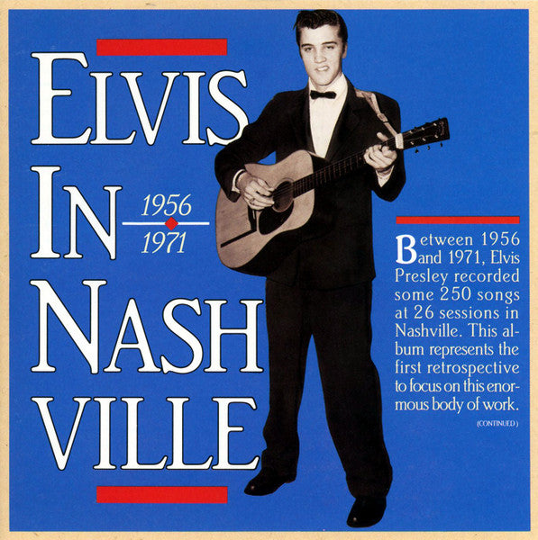 Elvis Presley - Elvis In Nashville 1956 - 1971 (CD, Comp) - De Platen Aap – Vinylwinkel in Brielle & online webshop voor muziekliefhebbers