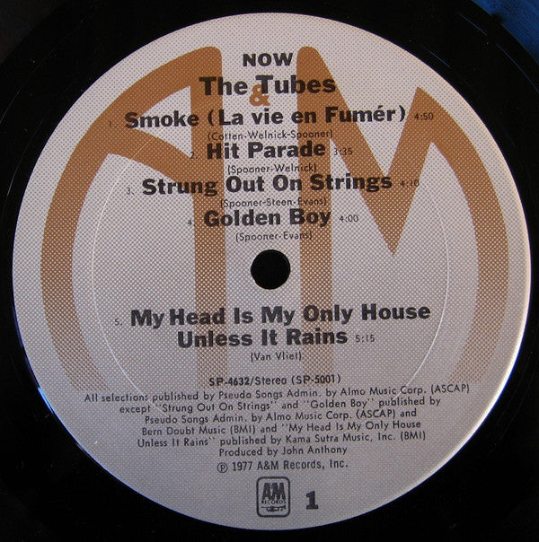 The Tubes : Now (LP, Album, Whi)