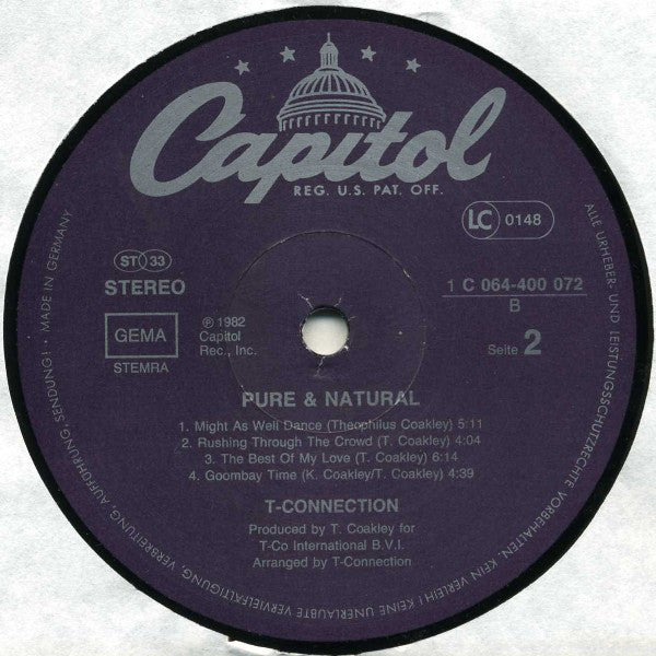 T-Connection : Pure & Natural (LP, Album)