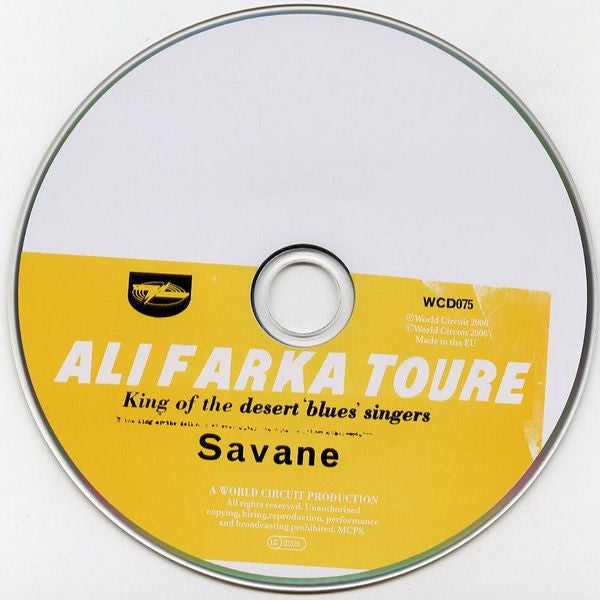 Ali Farka Touré - Savane (CD, Album) - De Platen Aap – Vinylwinkel in Brielle & online webshop voor muziekliefhebbers