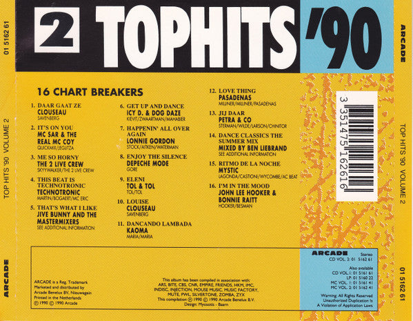 Various : Top Hits '90 Volume 2 (CD, Comp)