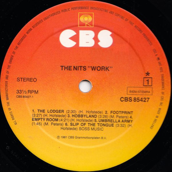 The Nits : Work (LP, Album)