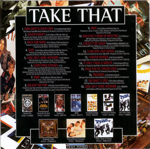 Take That - Greatest Hits (CD, Comp) - De Platen Aap – Vinylwinkel in Brielle & online webshop voor muziekliefhebbers
