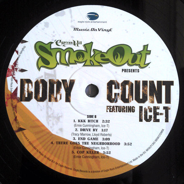 Body Count (2) Featuring Ice-T : SmokeOut Festival Presents Body Count Featuring Ice-T (LP, Album, RE)