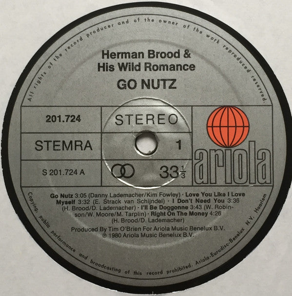 Herman Brood & His Wild Romance : Go Nutz (LP,Album)