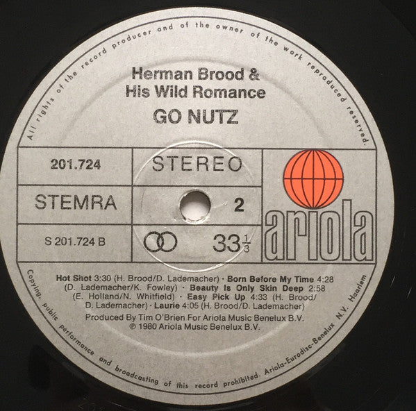 Herman Brood & His Wild Romance : Go Nutz (LP,Album)