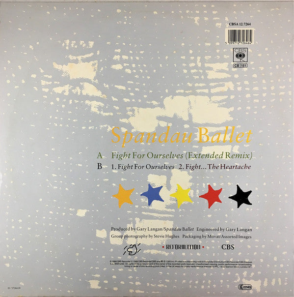 Spandau Ballet : Fight For Ourselves (Extended Remix) (12",45 RPM,Maxi-Single)
