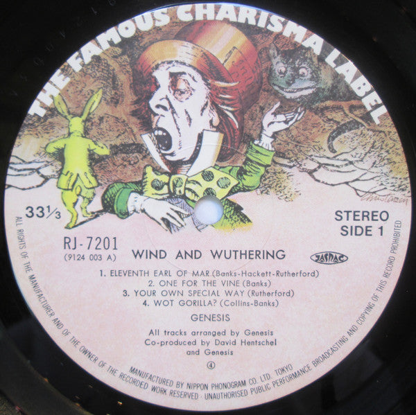 Genesis - Wind & Wuthering (LP, Album, 1st) - De Platen Aap – Vinylwinkel in Brielle & online webshop voor muziekliefhebbers