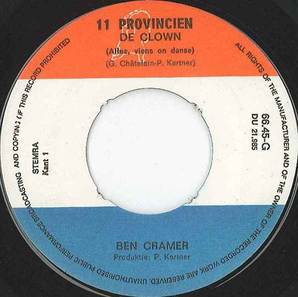 Ben Cramer : De Clown (7", Single)