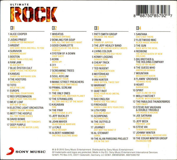 Various - Ultimate Rock (4xCD, Comp) - De Platen Aap – Vinylwinkel in Brielle & online webshop voor muziekliefhebbers