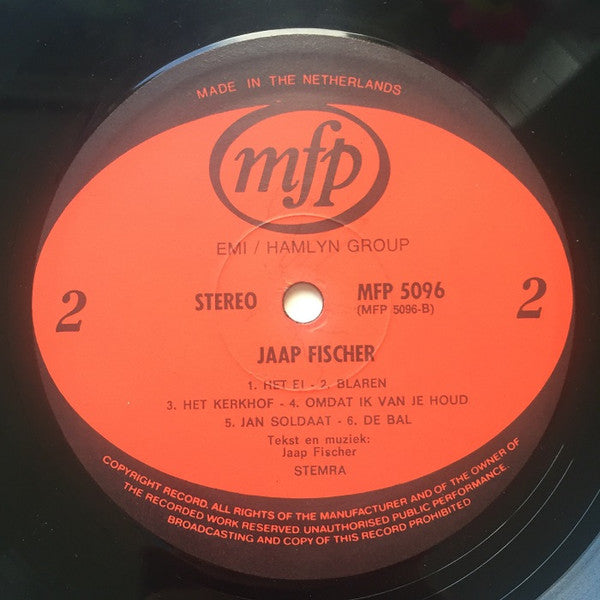 Jaap Fischer : Jaap Fischer (LP, Comp, RE)