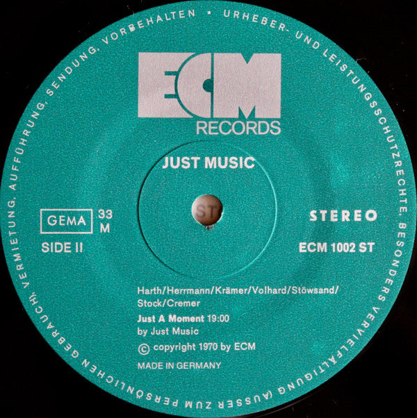 Just Music : Just Music (LP, Album)