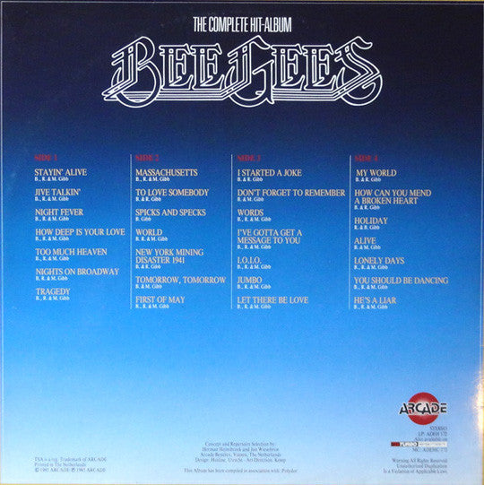 Bee Gees : The Complete Hit-Album (2xLP, Comp)