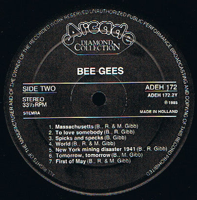Bee Gees : The Complete Hit-Album (2xLP, Comp)