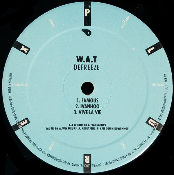 W.A.T* : "Defreeze" (A Six Track Mini-Album) (12", MiniAlbum)