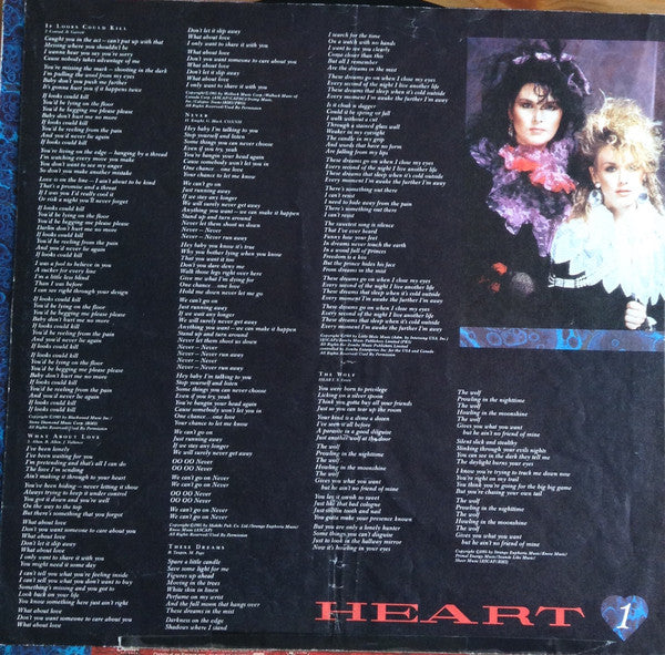 Heart : Heart (LP, Album, DMM)