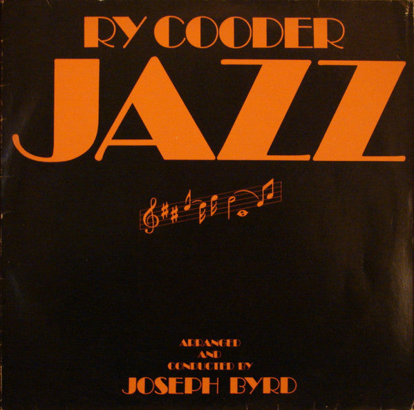 Ry Cooder : Jazz (LP, Album, Pal)