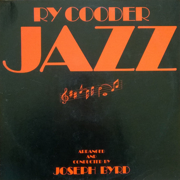 Ry Cooder : Jazz (LP, Album, Pal)