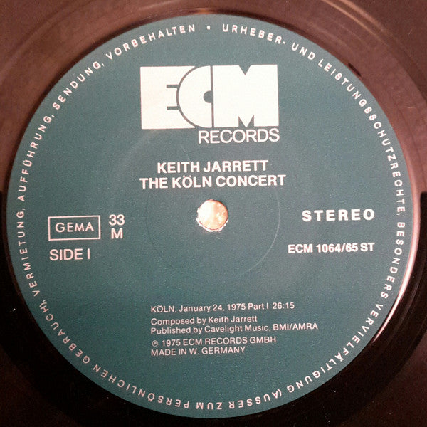 Keith Jarrett : The Köln Concert (2xLP, Album)