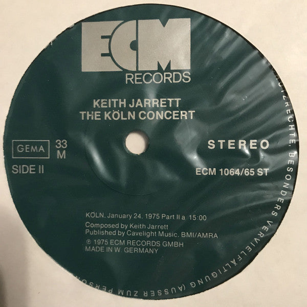 Keith Jarrett : The Köln Concert (2xLP, Album)